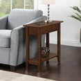 thumbnail image 2 of Convenience Concepts American Heritage Flip Top End Table with Shelf, Espresso, 2 of 6