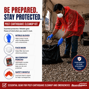 Ready America 4 Person Deluxe Emergency Survival Kit with Emergency and Safety Supplies