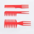 thumbnail image 3 of WEAVILUX 20Ud Peine Para Uso Diario Rojo Con Ergonómico Y Material Plástico Resistente, 3 of 7
