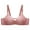 Rose Gold, variant on KHONTS Women's Front Hook Close Push up Bras No Underwire Lush Gathering Bra Thin Pad Soft High Supportive Bralettes Rose Gold 42