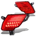 thumbnail image 1 of DNA Motoring FRL-CX5-LED-RD For 2013 to 2016 Mazda CX5 Pair Rear Bumper LED Reflector Tail Brake Fog Lights (Red Housing) 14 15, 1 of 4