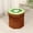 Kiwi, variant on Foldable Storage Ottoman, Fruit Trunk Style Oxford Cloth Stool with Flip-Top Lid, Multi-Use Footrest & Seat for Small Spaces, Living Room & Under-Bed Storage
