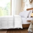 thumbnail image 4 of Modern Threads Reversible White & White All-Season Down Alternative Adult Bed Comforter, Twin, 4 of 13