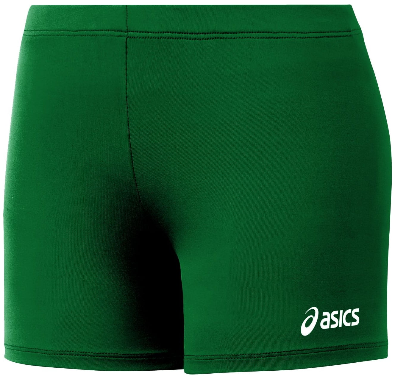 ASICS Women's 4” Court Short Volleyball Shorts (Forest Green, XS