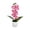Pink 1Pcs, variant on HOARBOEG 3Pcs Purple Artificial Phalaenopsis Orchid Potted Plant, 7-Head Fake Phalaenopsis Flower Arrangement, Realistic Faux Orchid Centerpiece for Home Decor, Wedding Decoration
