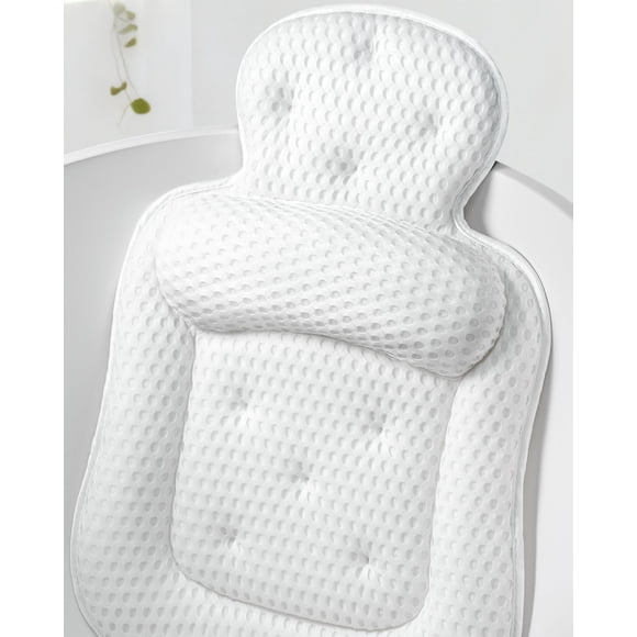Almohada de baño VOXOR de malla 3D suave con 54 ventosas
