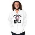 thumbnail image 5 of So Empty Inside Donut Sweet Tooth Zip Up Hoodie Men's Women's Brisco Brands S, 5 of 6