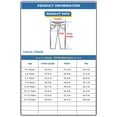 thumbnail image 3 of KIDSCOOL SPACE Big Boys Jeans,Elastic Band Inside Slim Fit Denim Pants,Blue,13-14 Years, 3 of 6