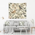 thumbnail image 2 of Yayeee Tapestry Wall Hanging for Bedroom 60" x 40" Living Room Home Wall Art Decor, Green Birds, 2 of 7