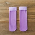 thumbnail image 2 of iOPQO Crew Socks for Women, Thick Crew Socks Women, Breathable Socks Women, Warm Socks for Women, Thick Socks Women, Purple One Size, 2 of 9