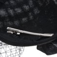 thumbnail image 4 of Fascinator Hat Feather Party Pillbox Sombrero Flor Derby Sombrero para Mujer , 2 Colco fascinator diadema con velo, 4 of 8