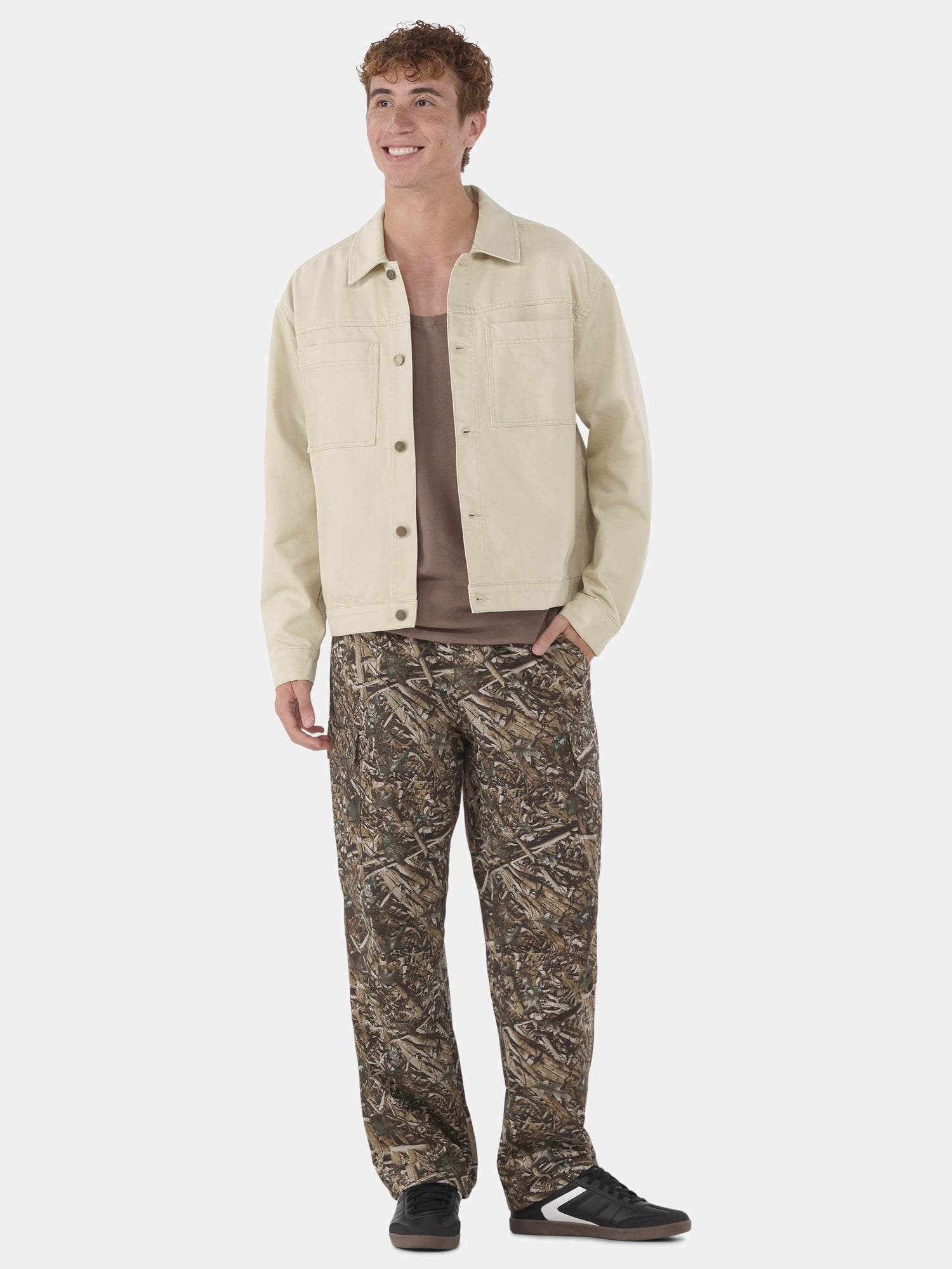 No Boundaries Men's & Big Men's Utility Jacket, Sizes S-3XL