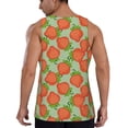 thumbnail image 3 of Gaeub Hand Drawn Strawberry Men's Athletic Tank Top, Workout Sleeveless Shirts, Running Tank Tops for Gym, Running, Training - Small, 3 of 9