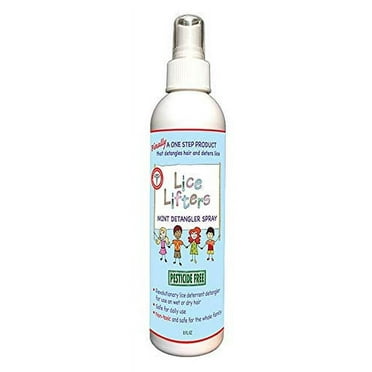 Lice Lifters Detangler Spray (Lice Deterrent). Detangles Hair and Deters Lice.Non-Toxic, Pesticide and Chemical Free. Natural Alternative to Rid,Nix, Lice Md and Fairy Tales.