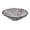 Gray, variant on Glass Crystal Salad & Fruit Bowl Decoration, Large Round Kitchen Basket, Centerpiece for Home,Office,Wedding Decor, Fruit, Snack, Dessert