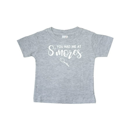

Inktastic Had Me At S mores Gift Baby Boy or Baby Girl T-Shirt