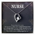 thumbnail image 2 of Caring Angel Nurse Healthcare Medical Worker Nurse Appreciation Forever Necklace w Message Card, 2 of 7