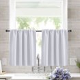 thumbnail image 4 of facefd Home Window Half Curtain Bedroom Kitchen Bathroom Polyester Soft Short Drape Privacy Protection Decoration Furniture Accessory White, 4 of 9