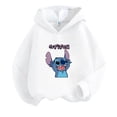 thumbnail image 3 of Sudadera con capucha y estampado de Stitch para niños y niñas, ropa informal con letras, estilo kawaii, moda, anime, manga, dibujos animados, 3 of 5