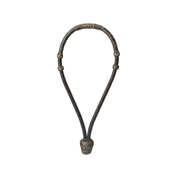 Tough-1 Noseband Royal King Rawhide Core 3/8" Bosal Two Tone 40-803