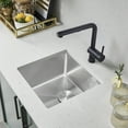 thumbnail image 4 of Blanco 524755 Cuvee R15 17 in. Undermount Bar Sink - Satin Polish & Stainless Steel, 4 of 4