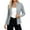 Grey, variant on Ediodpoh Elegant Stand Collar Long Sleeve Sweater Coat with Decorative Metal Buttons Slim Fit Outwear for Fall and Winter Fashion Womens Sweaters Green L