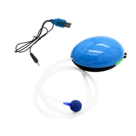 Bomba de de aire, burbujeante de acuario USB, burbujeante pequeño de ahorro de energía, bomba de aire de pescado al aire libre,