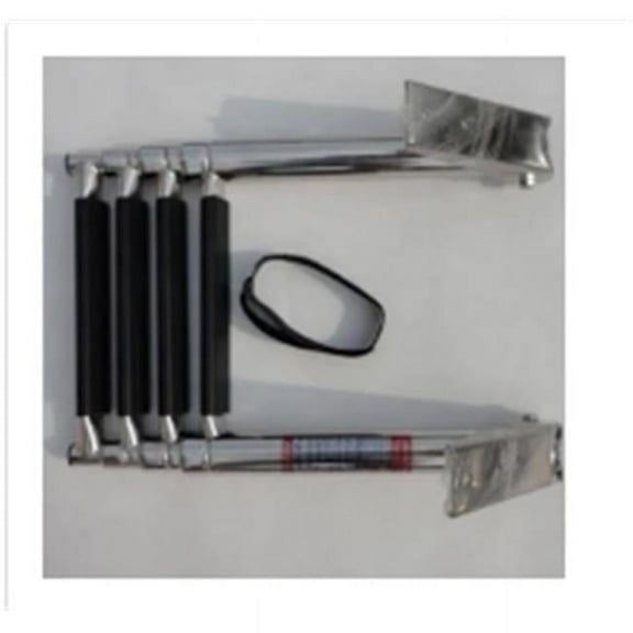 JIF Marine 4-Step I/O Transom Platform w/2 Arms SS 316 Telescoping Top Mount Boat - Dock Table