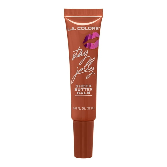 L.A. COLORS Stay Jelly Sheer Butter Balm, Adore You, 0.41 fl oz