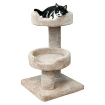 New Cat Condos Prestige Cat Trees Solid Wood Cat Sleeper-Color:Beige