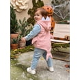 thumbnail image 4 of Cjfdfy Little Girls Boys Halloween Shark Costume Sleeveless Hooded Zip Up Cosplay Costume Cute Baby Halloween Shark Costume Sleeveless Cosplay Outfit 0-3Y, 4 of 9