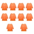 thumbnail image 3 of Delantal de para niños, delantal de pintura para niños con larga, , lavable, impermeable, para hornear y alimentar. Naranja, 3 of 8