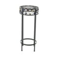 thumbnail image 6 of DecMode 28", 24", 20" Black Metal Traditional Plantstand, 1 - Piece, 6 of 11