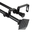 thumbnail image 1 of Rod Desyne Black Quad Double Curtain Rod 48-84"", 1 of 3