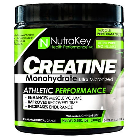 Nutrakey Créatine Monohydrate Unflavored - 300 grammes