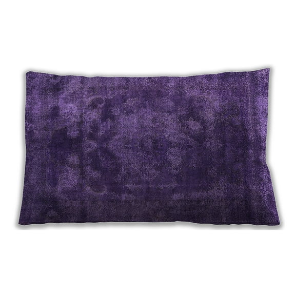 Ahgly Company Outdoor Rectangular Mid-Century Modern Lumbar Throw Pillow, 13 inch by 19 inch