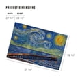 thumbnail image 2 of Lantern Press 1000 Piece Jigsaw Puzzle, Myrtle Beach, South Carolina, Springmaid Pier, Starry Night, 2 of 5