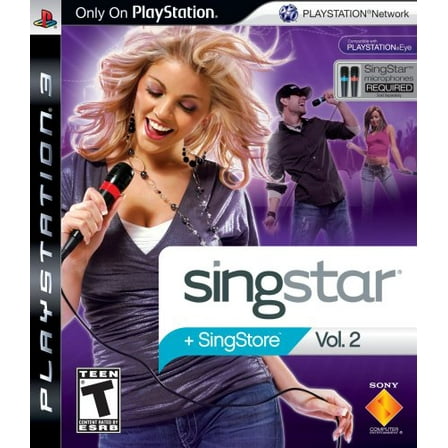 Singstar Vol 2 (software only), Sony Computer Ent. of America, PlayStation 3, 711719818625