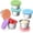 2.4 oz, variant on 1.6oz Salad Dressing Container To Go, 6 Pack Stainless Steel Small Condiment Containers with Leakproof Silicone Lids, Premium Reusable Sauce Containers for Lunch Boxes, Picnics and Travel