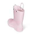 thumbnail image 3 of Kushyshoo Kids Rain Boots for Girls Boys Waterproof Rain Shoes with Easy On Handless Pink Solid Boots Size 5, 3 of 8