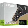 thumbnail image 5 of ZOTAC Gaming GeForce RTX 5080 SOLID OC 16GB GDDR7 Graphics Card – NVIDIA RTX GPU – PCIe 5.0 x16 – Ray Tracing – DLSS – Triple DisplayPort – HDMI – Overclocked Gaming VideoCard – B50800J-10P, 5 of 8