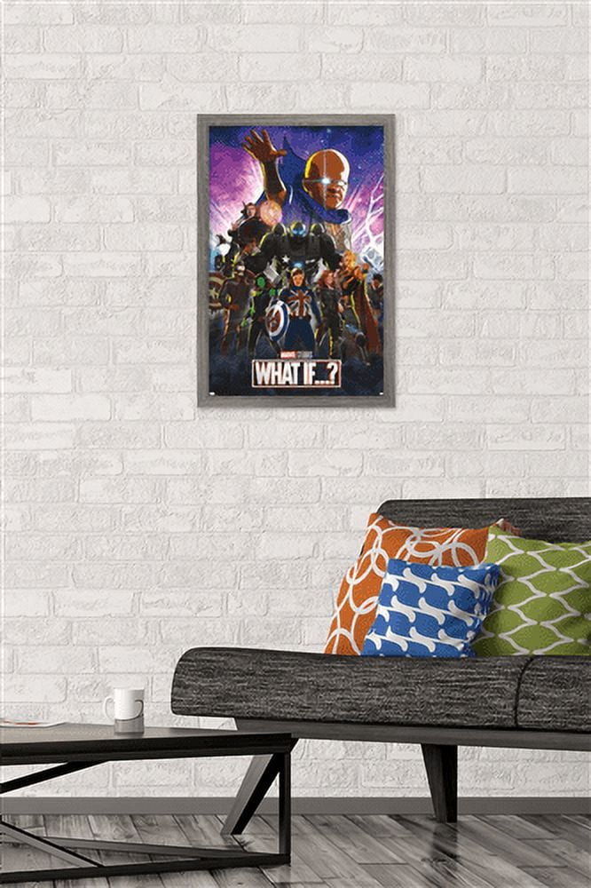 Marvel What If? - Group Wall Poster, 14.725" x 22.375", Framed