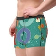 thumbnail image 2 of Pofeuu Ho Ho Ho Print Men’s Boxer Briefs, Moisture-Wicking Underwear, Regular,Trunk-Large, 2 of 5
