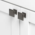 thumbnail image 3 of GlideRite 1-1/4 in. Square Twisted Drawer Cabinet Knob, Graphite Gray - 5865-GPH, 25 Pack, 3 of 4