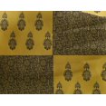 thumbnail image 4 of oneOone Georgette Viscose Yellow Fabric Leaves & Floral Block Fabric For Sewing Printed Craft Fabric By The Yard 42 Inches Wide, 4 of 4