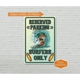 thumbnail image 2 of Surfers Only Parking Signs, Beach Décor, Beach Room, Garage Signs, Reserved Parking, Coastal Décor 8x12 108122001010, 2 of 4