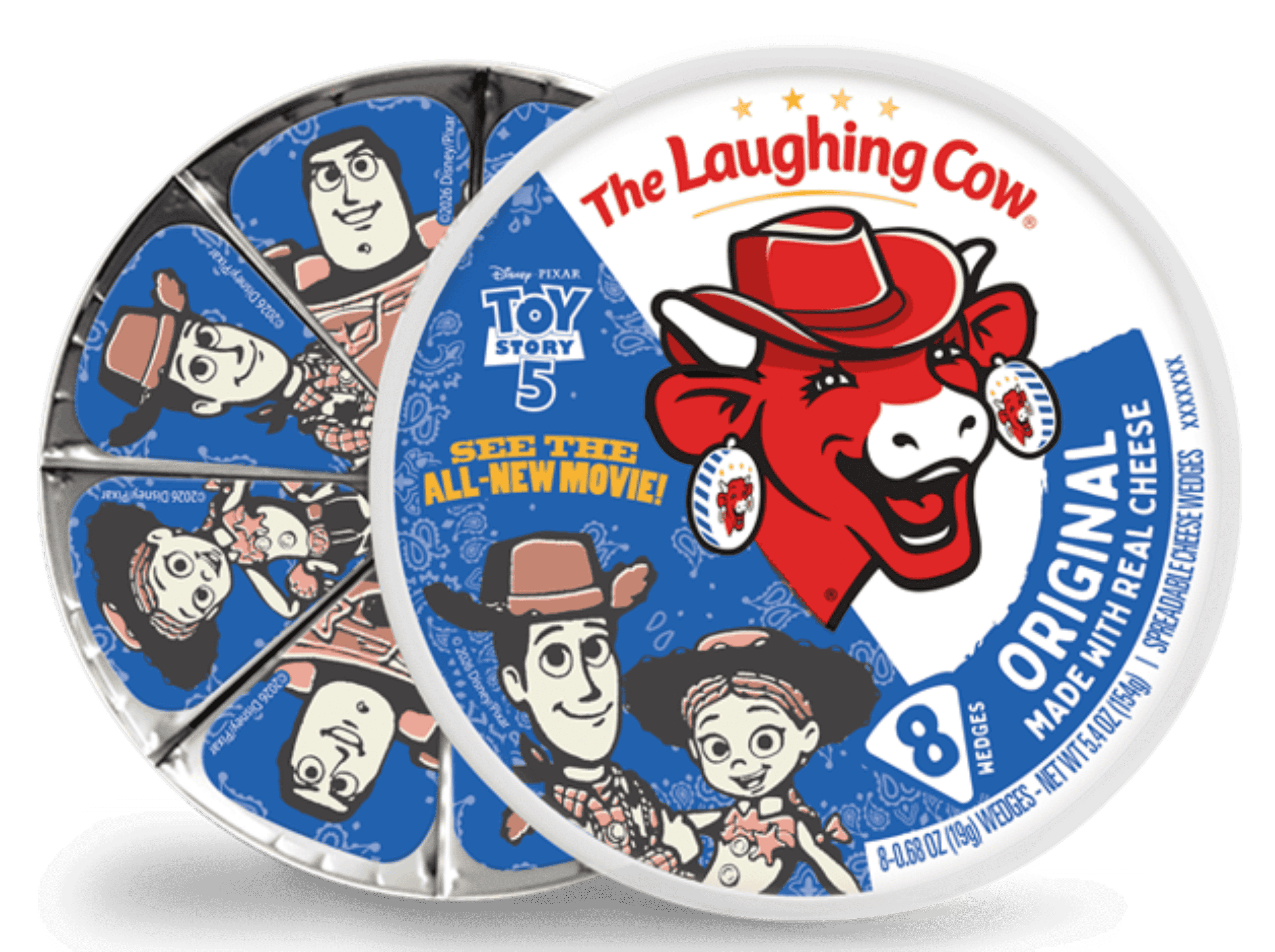 ヴァイスシュヴァルツ ハードボイルドなアウトロー集団 CXチャレンジ The Laughing Cow Spreadable Swiss Cheese Wedge 5.4 oz with 8