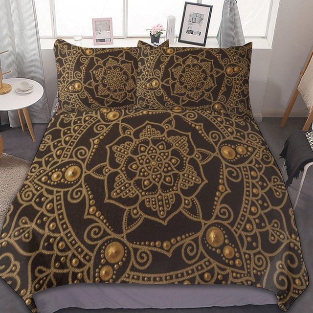 HAHDAXIA Pattern Bedding Solid Comforter Set for All Seasons 3 Pieces(1 Comforter+2 Pillowcases) Soft Microfiber Bedding Set Full(79"x90")