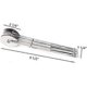 thumbnail image 3 of high quality 3 Wheel Stainless Steel Pastry Cutter, Expandable Pizza Slicer, Adjustable Roller Cookie Dough Cutter Divider, 3 of 5