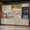 thumbnail image 2 of Cocina Integral Madesa Agata 310 cm Marrón/Crema, 2 of 5